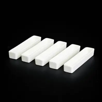 BS100 Flat Bottom Alumina Boat Crucible 15ml