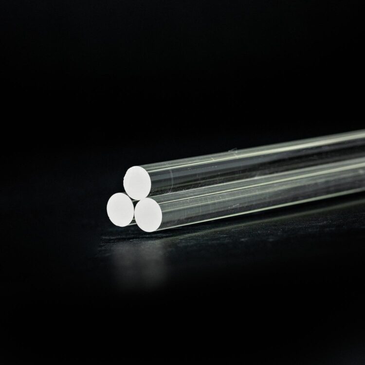 QUA10ROD Barra di quarzo OD10mm x L1000mm