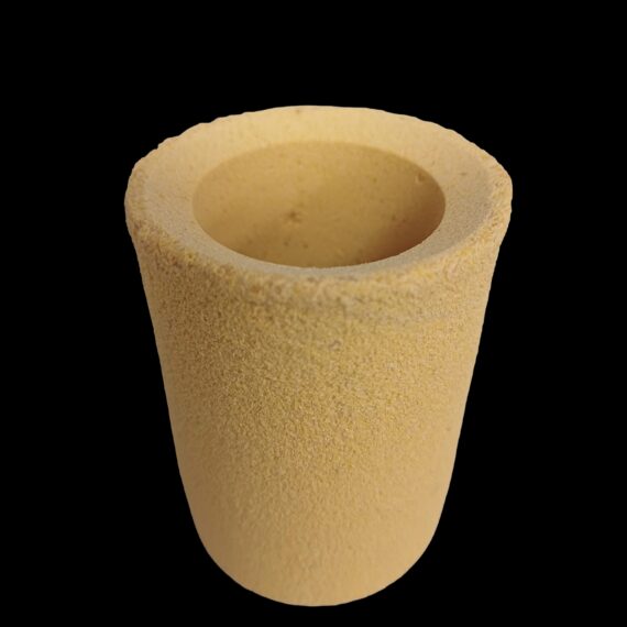 CCP53-195Z Cylindrical Zirconia Refractory Crucible