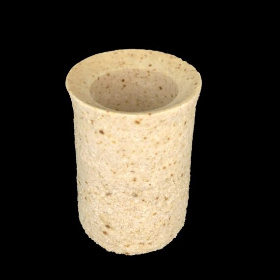 CCP53-214M Cylindrical Magnesium Oxide Refractory Crucible