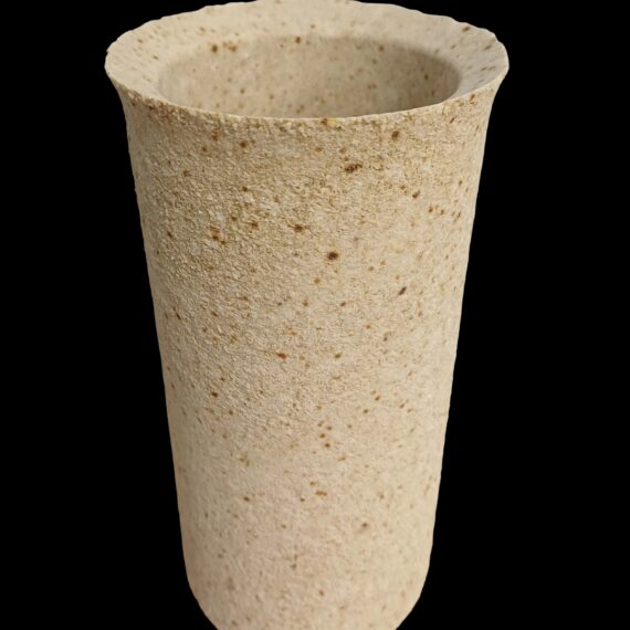 CCP86T-214M Cylindrical Magnesium Oxide Refractory Crucible