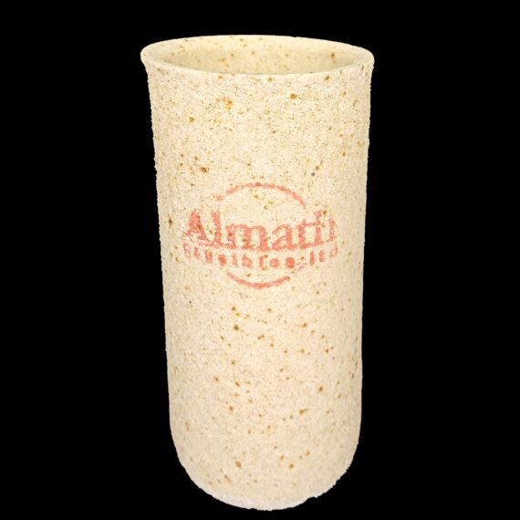 CCP98-214M Cylindrical Magnesium Oxide Refractory Crucible