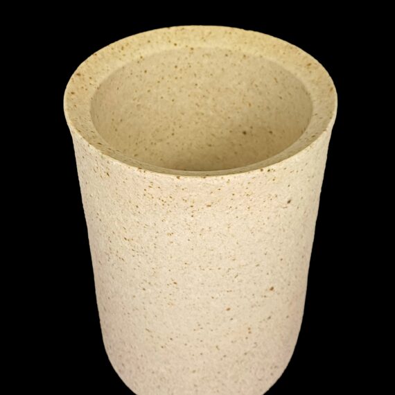 CLP133-214M Cylindrical Magnesium Oxide Refractory Crucible